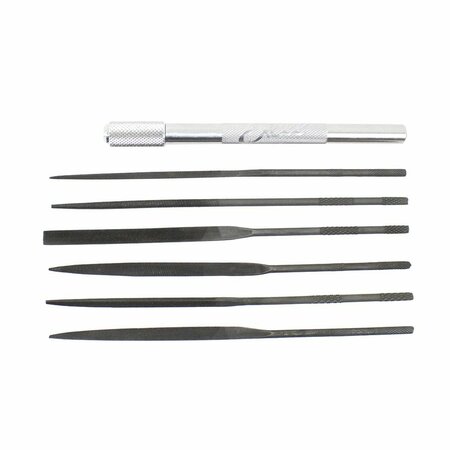 EXCEL BLADES 6 Piece Assorted File Set with Handle 55668IND